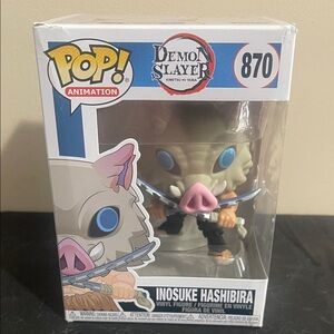 Funko Pop Animation Demon Slayer INOSUKE HASHIBIRA # 870 NIB